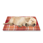 Western Tartan Pattern Print Pet Cooling Mat Cover
