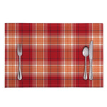 Western Tartan Pattern Print Placemat