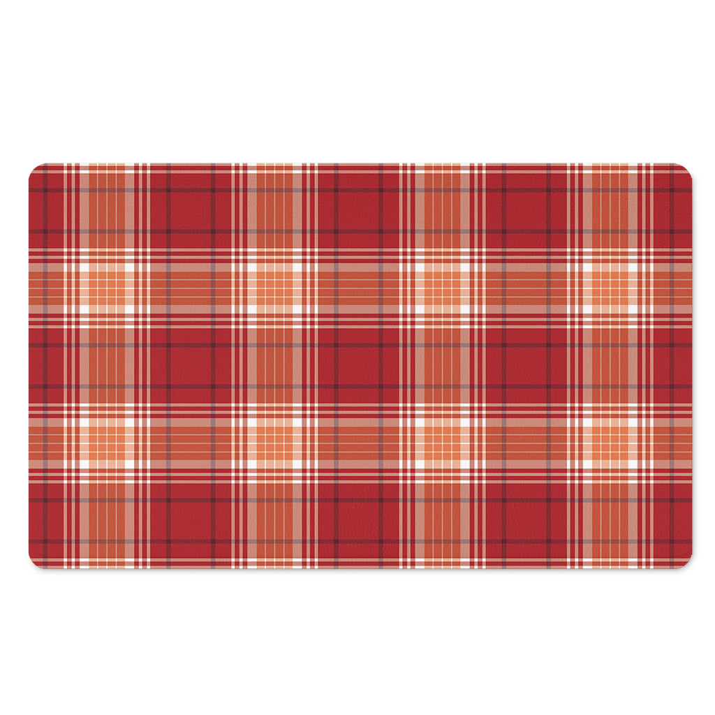 Western Tartan Pattern Print Polyester Doormat