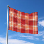 Western Tartan Pattern Print Polyester Flag