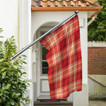 Western Tartan Pattern Print Polyester Flag