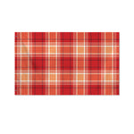 Western Tartan Pattern Print Polyester Flag