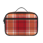 Western Tartan Pattern Print Portable Lunch Bag