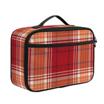 Western Tartan Pattern Print Portable Lunch Bag