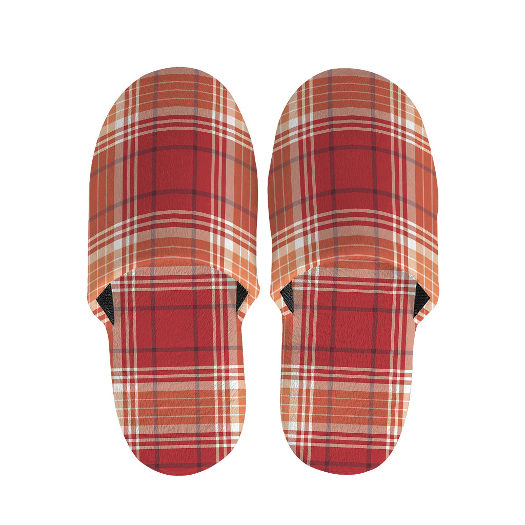 Western Tartan Pattern Print Slippers
