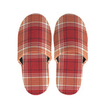 Western Tartan Pattern Print Slippers