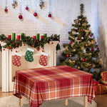 Western Tartan Pattern Print Tablecloth