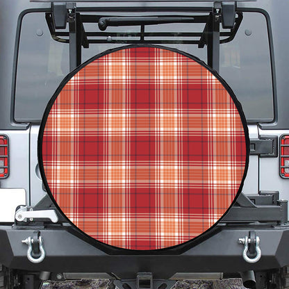 Western Tartan Pattern Print Tire Cover