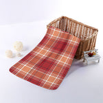 Western Tartan Pattern Print Towel