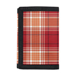 Western Tartan Pattern Print Trifold Wallet