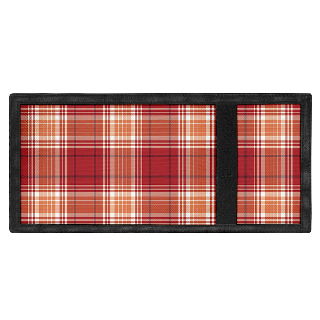 Western Tartan Pattern Print Trifold Wallet