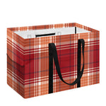 Western Tartan Pattern Print Utility Tote Bag