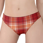 Western Tartan Pattern Print Women's Panties