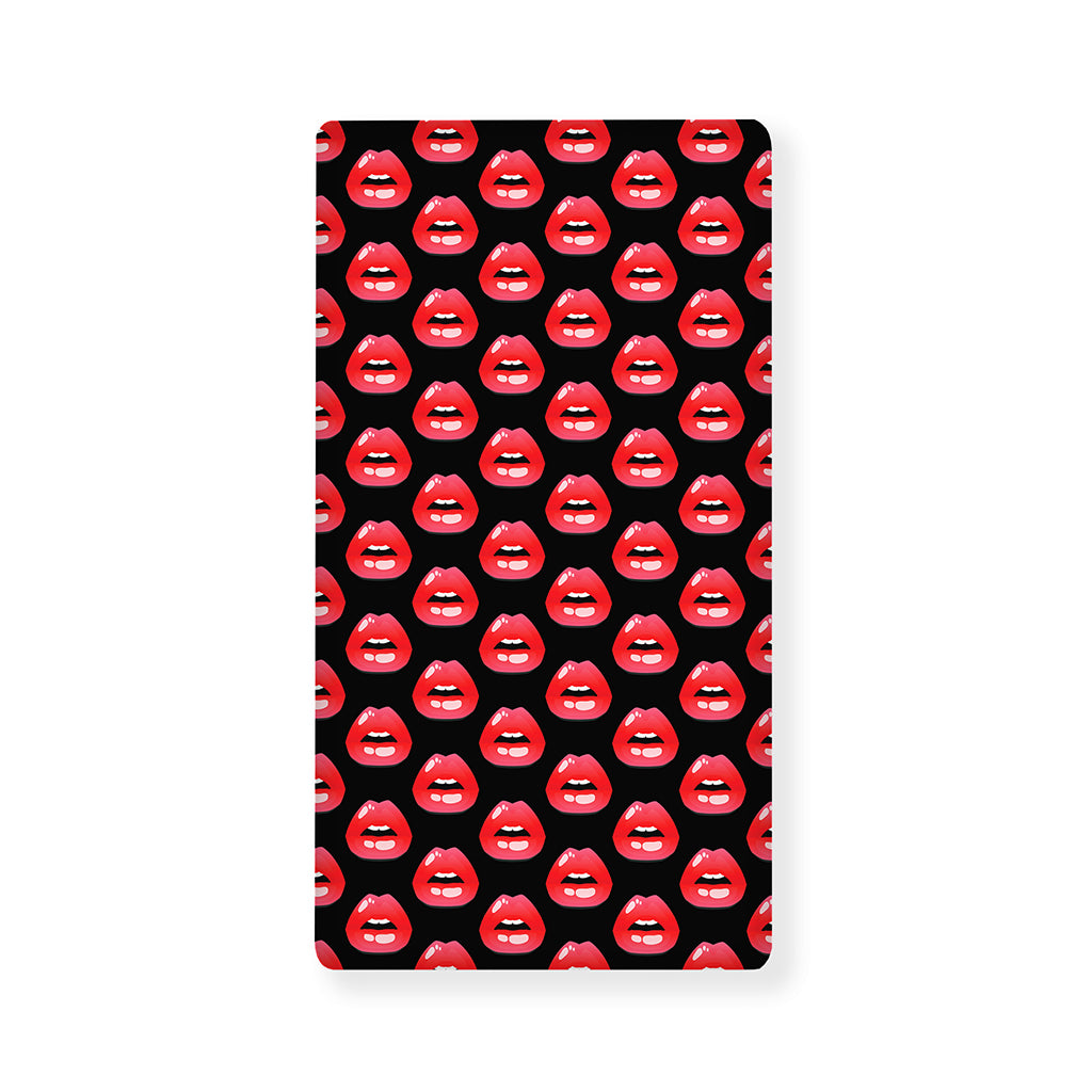 Wet Lips Pattern Print Baby Crib Sheet