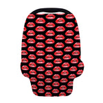 Wet Lips Pattern Print Baby Seat Cover