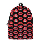 Wet Lips Pattern Print Backpack