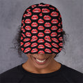 Wet Lips Pattern Print Baseball Cap