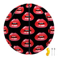 Wet Lips Pattern Print Basketball