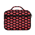 Wet Lips Pattern Print Briefcase Bible Bag