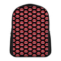 Wet Lips Pattern Print Casual Backpack