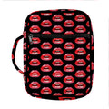 Wet Lips Pattern Print Front Pocket Bible Bag