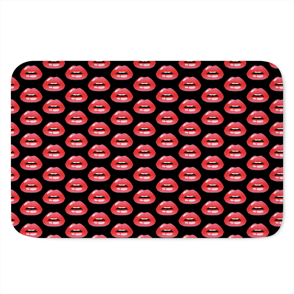 Wet Lips Pattern Print Indoor Door Mat