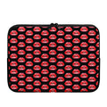 Wet Lips Pattern Print Laptop Sleeve