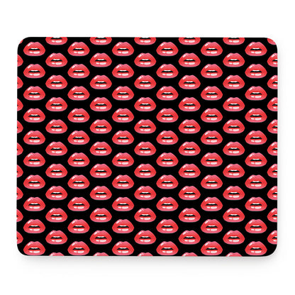 Wet Lips Pattern Print Mouse Pad