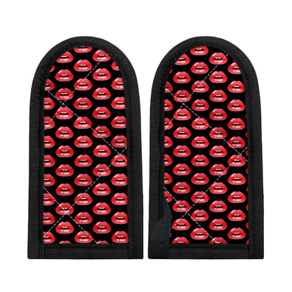 Wet Lips Pattern Print Skillet Handle Cover