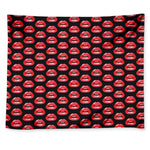 Wet Lips Pattern Print Tapestry
