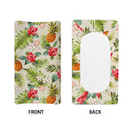 White Aloha Pineapple Pattern Print Changing Pad Cover