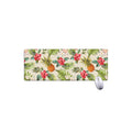 White Aloha Pineapple Pattern Print Extended Mouse Pad