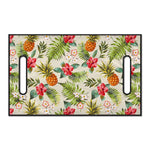 White Aloha Pineapple Pattern Print Golf Cart Seat Cover