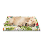 White Aloha Pineapple Pattern Print Pet Cooling Mat Cover