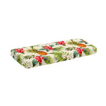 White Aloha Pineapple Pattern Print Piano Keyboard Cover