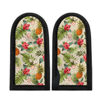 White Aloha Pineapple Pattern Print Skillet Handle Cover