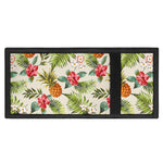 White Aloha Pineapple Pattern Print Trifold Wallet