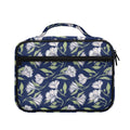 White Alstroemeria Pattern Print Briefcase Bible Bag
