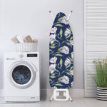 White Alstroemeria Pattern Print Ironing Board Cover