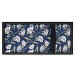 White Alstroemeria Pattern Print Trifold Wallet