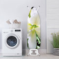 White Amaryllis Print Ironing Board Cover