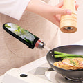 White Amaryllis Print Skillet Handle Cover
