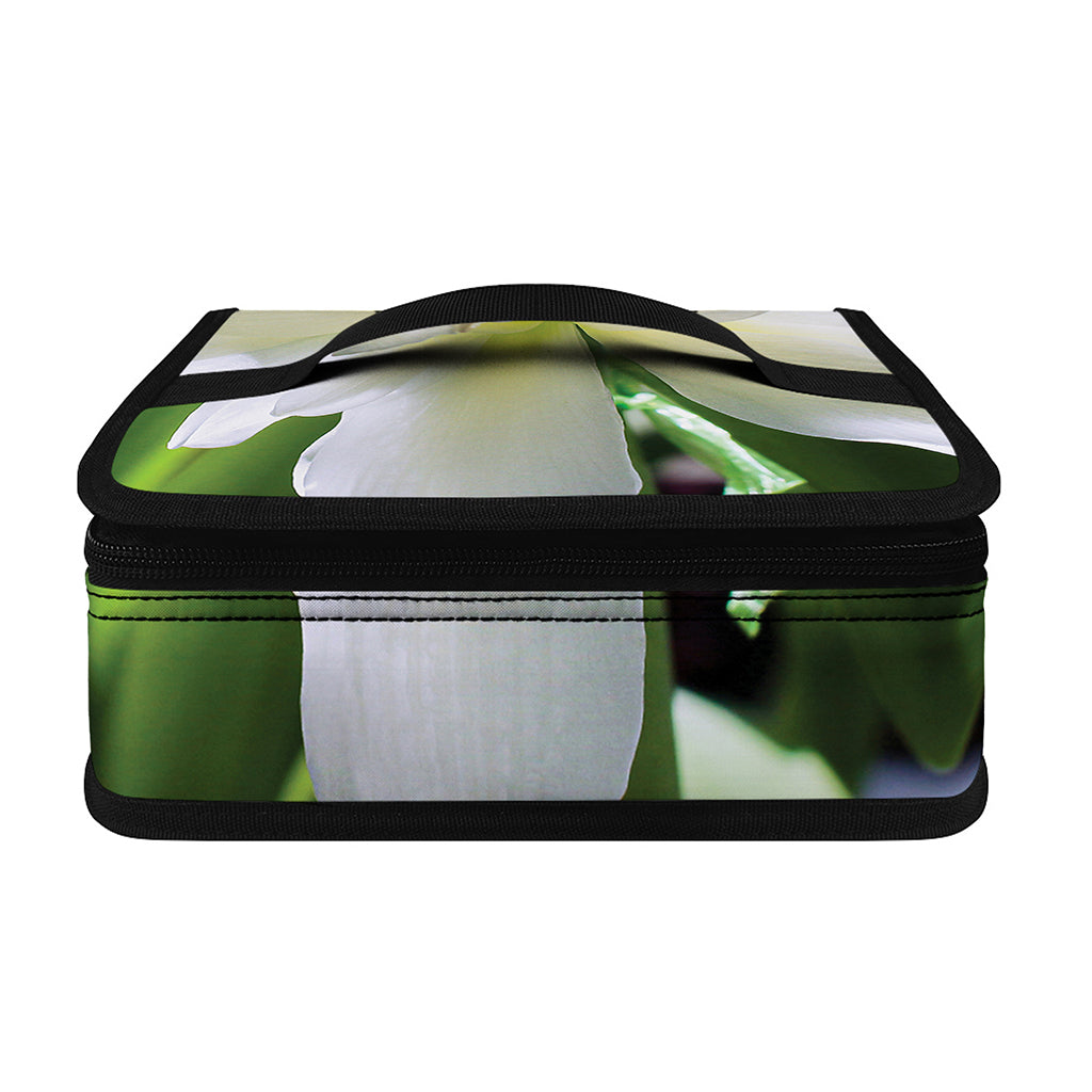 White Amaryllis Print Small Lunch Bag