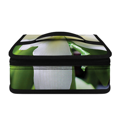 White Amaryllis Print Small Lunch Bag
