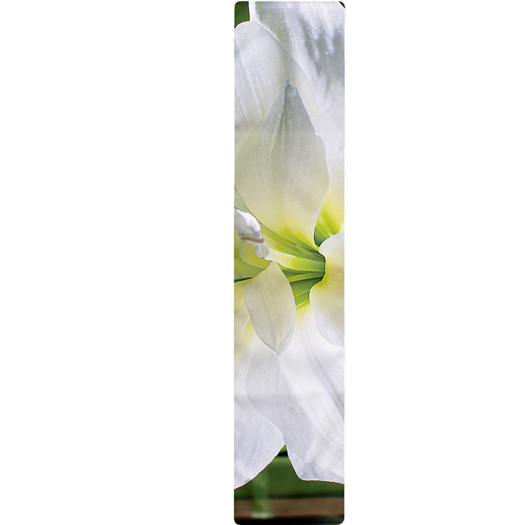 White Amaryllis Print Table Runner