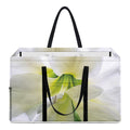 White Amaryllis Print Utility Tote Bag