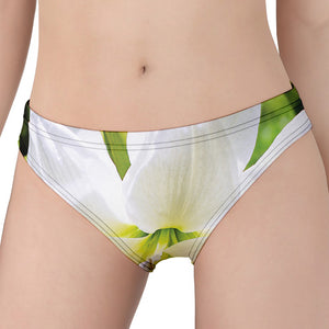 White Amaryllis Print Women's Panties