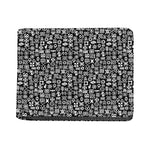 White And Black Adinkra Symbols Print Bifold Wallet