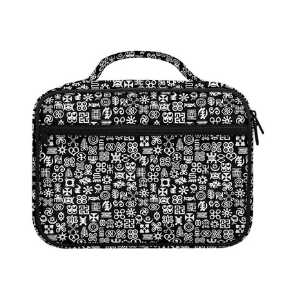 White And Black Adinkra Symbols Print Briefcase Bible Bag