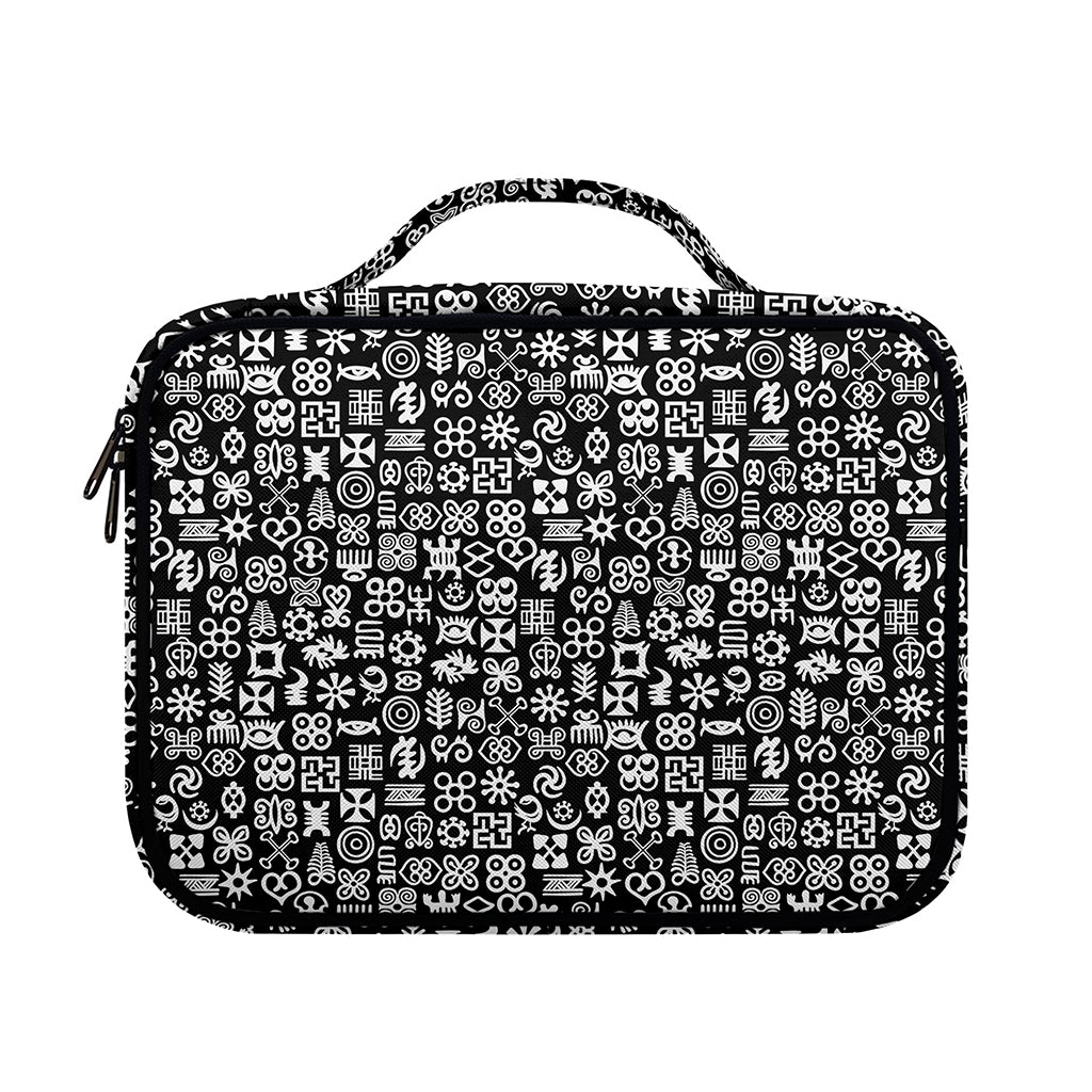 White And Black Adinkra Symbols Print Briefcase Bible Bag